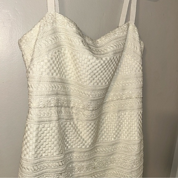 J. Crew Elegant Cream Lace Dress - Picture 4 of 7